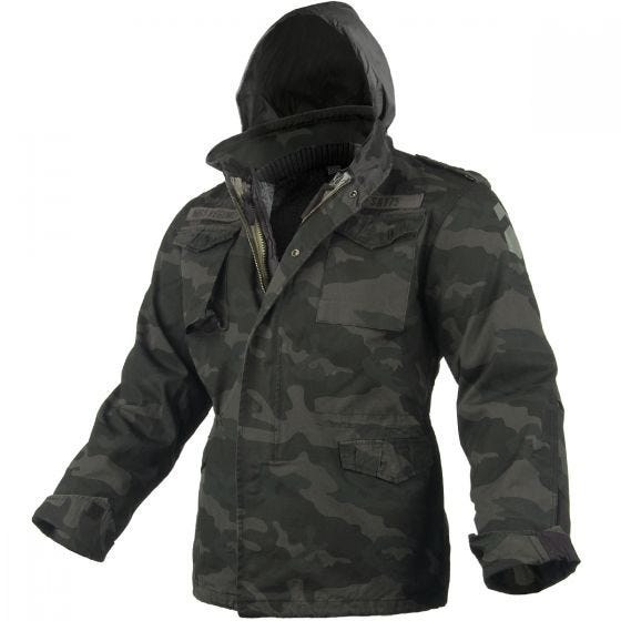 Surplus giacca Regiment M65 in Black Camo