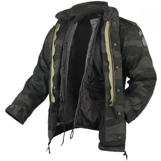 Surplus giacca Regiment M65 in Black Camo