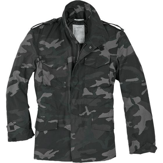 Surplus giacca da campo US M65 in Black Camo