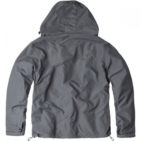 Surplus giacca a vento con zip in grigio
