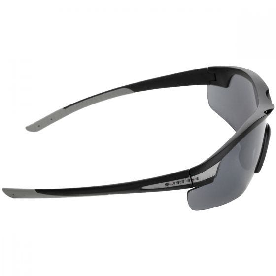 Swiss Eye occhiali da sole Novena - 3 lenti / montatura in nero e grigio opaco