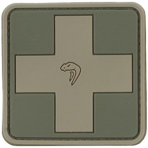 Viper patch paramedica in gomma verde