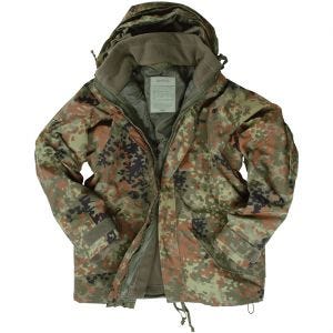 Mil-Tec giacca ECWCS con pile in Flecktarn