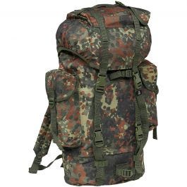 Brandit Brandit Combattimento Zaino Caccia Tattica Esercito Pacchetto 65L Flecktarn Camo 