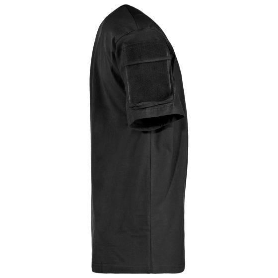 MFH Camicia a maniche corte US Con tasche sulle maniche - Nero