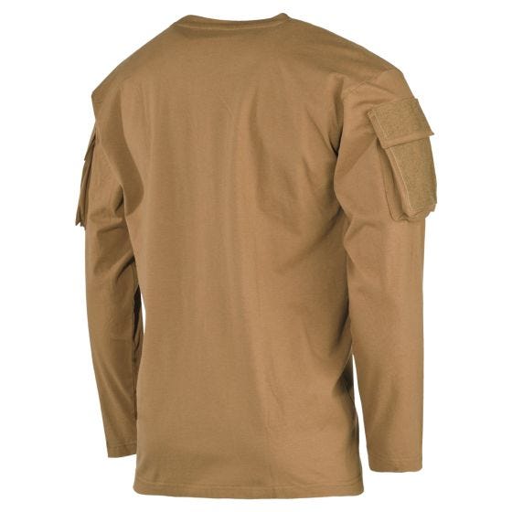 MFH Camicia a maniche lunghe US Con tasche sulle maniche - Coyote