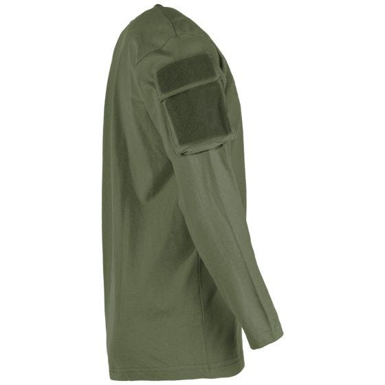 MFH Camicia a maniche lunghe US Con tasche sulle maniche - OD Green