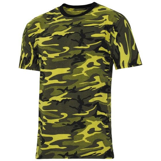 MFH T-shirt US Streetstyle - Yellow Camo