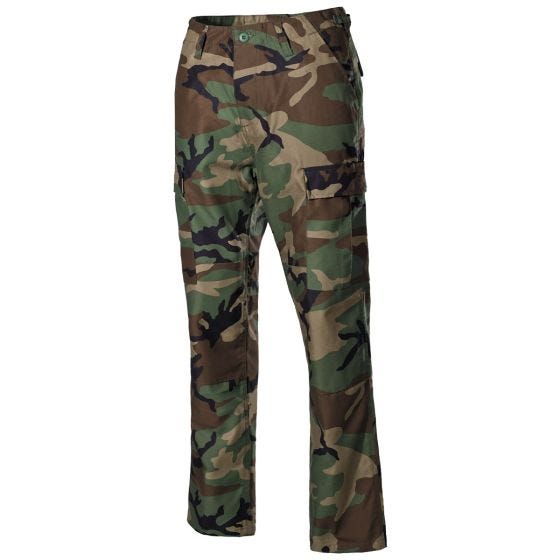 MFH Pantaloni Combat US BDU Reinforced - Woodland
