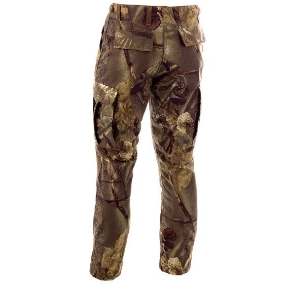 MFH pantaloni BDU da combattimento in Ripstop Hunter marrone