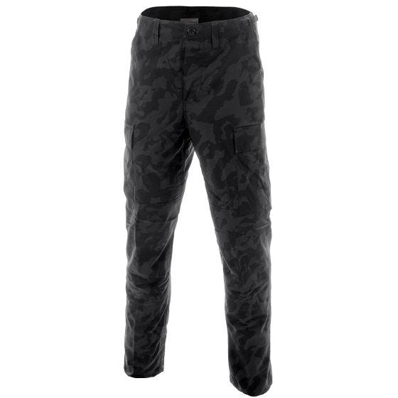 MFH pantaloni BDU da combattimento in Ripstop Night Camo