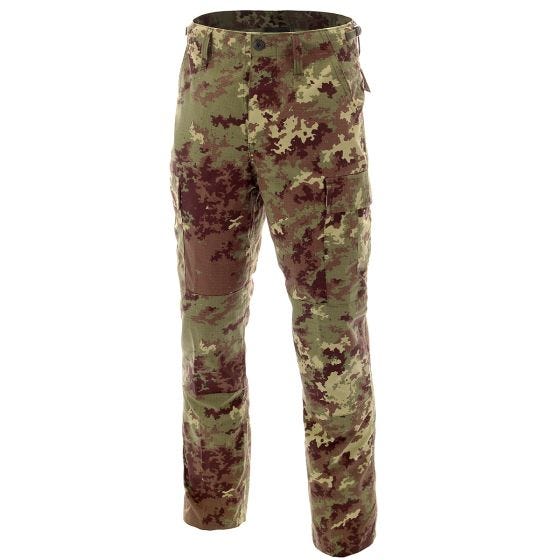MFH pantaloni BDU da combattimento in Ripstop Vegetato Woodland