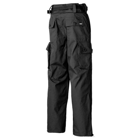 MFH Pantaloni Comando Smock in Ripstop - Nero