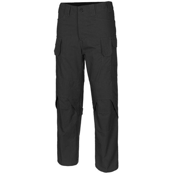 MFH pantaloni Mission da combattimento in Ripstop in nero