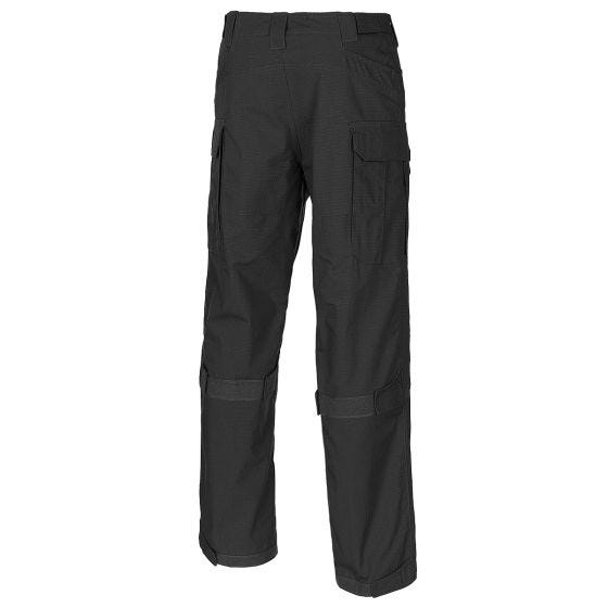 MFH pantaloni Mission da combattimento in Ripstop in nero