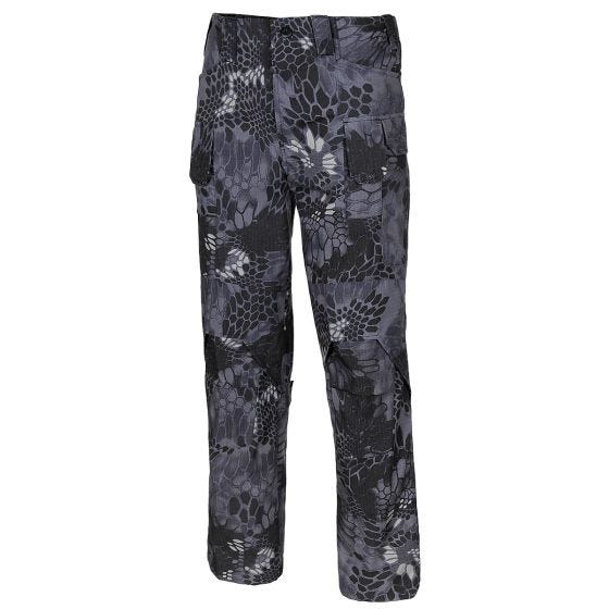 MFH pantaloni Mission da combattimento in Ripstop in Snake Black