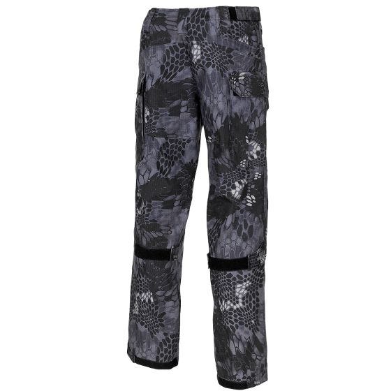 MFH pantaloni Mission da combattimento in Ripstop in Snake Black