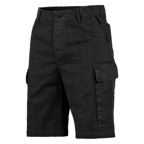 MFH Pantaloni bermuda BW - Black Stonewashed
