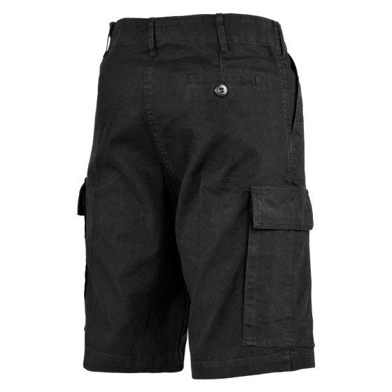 MFH Pantaloni bermuda BW - Black Stonewashed