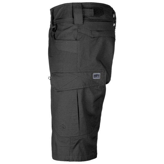 MFH Pantaloni bermuda Storm in Ripstop - Nero