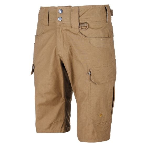 MFH Pantaloni bermuda Storm in Ripstop - Coyote Tan