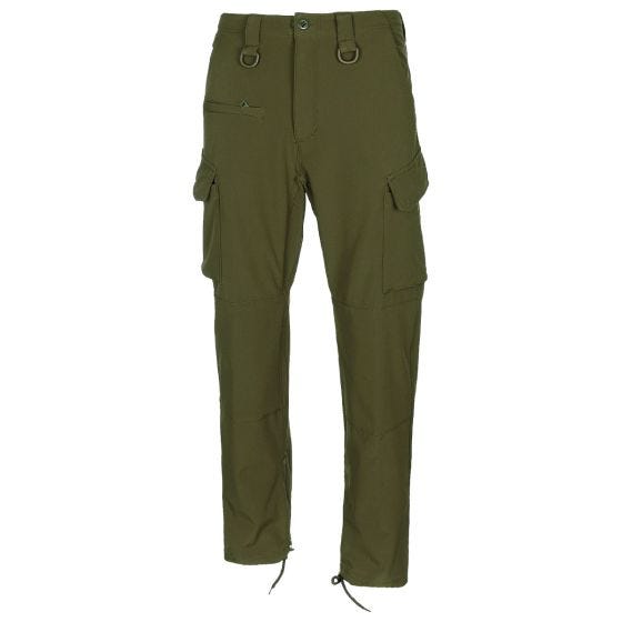 MFH Pantaloni softshell Allround - verde OD
