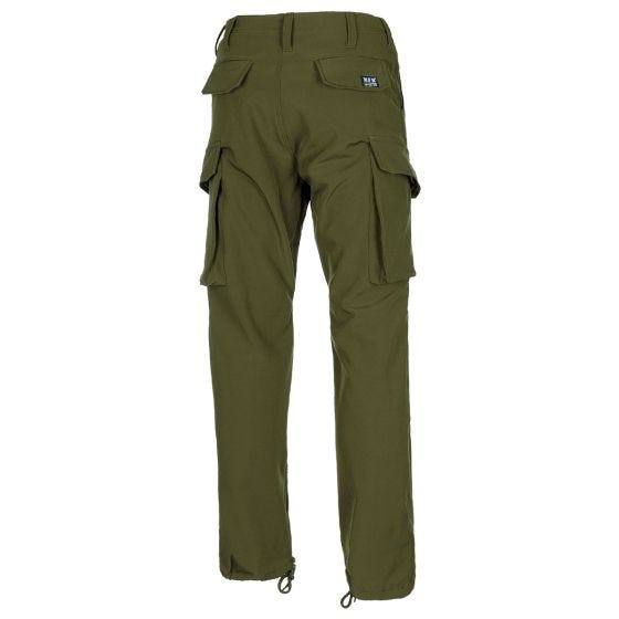 MFH Pantaloni softshell Allround - verde OD