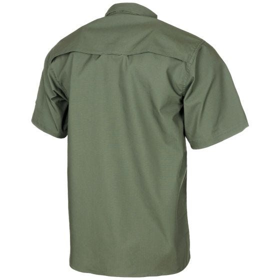 MFH Camicia a maniche corte Attack Rivestito in teflon Ripstop - OD Green