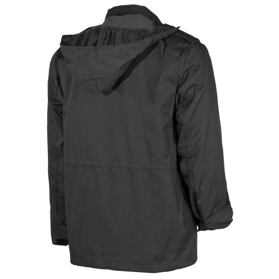 MFH Giacca da campo US M65 con fodera trapuntata - Nero