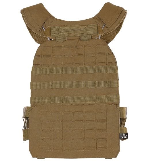 MFH Gilet tattico Laser MOLLE - Coyote Tan