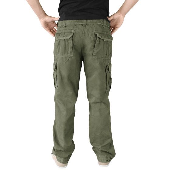 Surplus pantaloni vintage Premium in verde oliva
