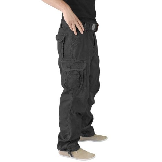 Surplus pantaloni vintage Premium in nero