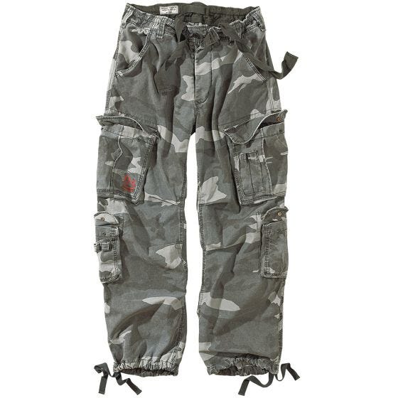 Surplus pantaloni vintage Airborne in Night Camo