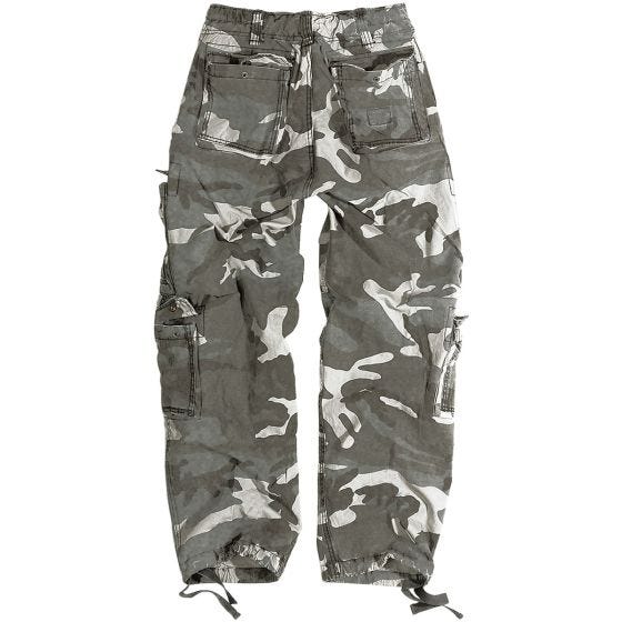 Surplus pantaloni vintage Airborne in Night Camo