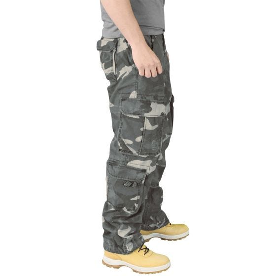 Surplus pantaloni vintage Airborne in Night Camo