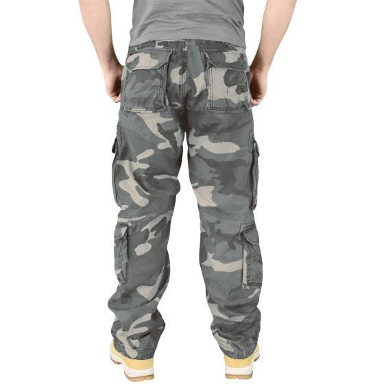 Surplus pantaloni vintage Airborne in Night Camo