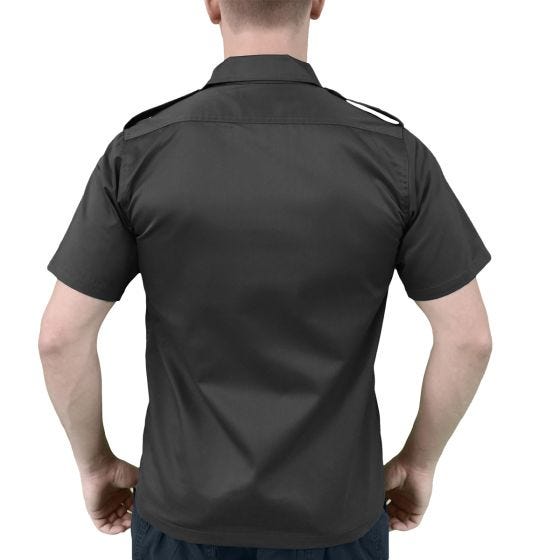Surplus camicia US a maniche corte in nero