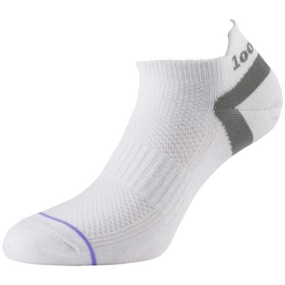 1000 Mile calzini Ultimate Tactel Trainer Liner in bianco
