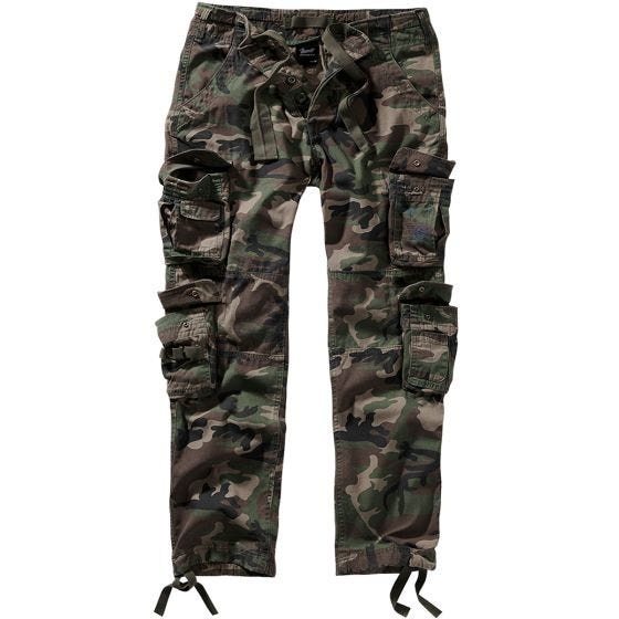 Brandit Pantaloni slim fit Pure - Woodland