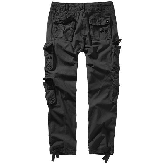 Brandit Pantaloni slim fit Pure - Nero