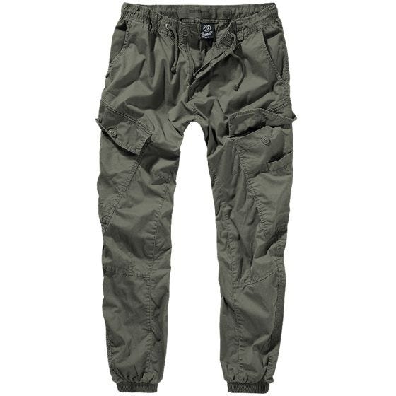 Brandit pantaloni Ray Vintage in verde oliva