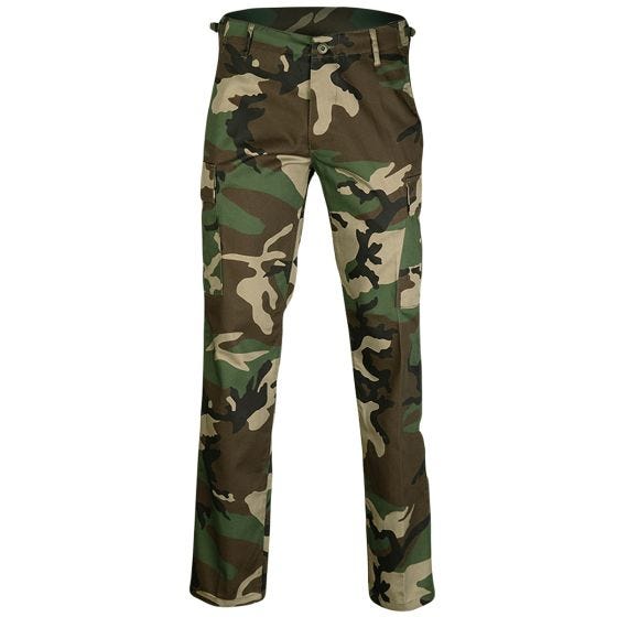 Mil-Tec Pantaloni US BDU Ranger Straight Cut - Woodland
