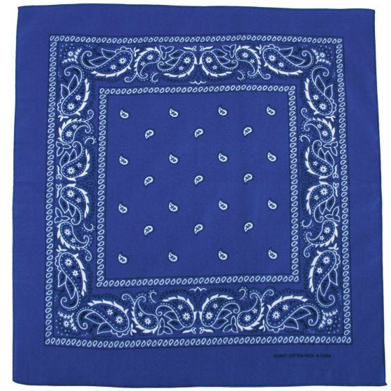 MFH bandana in cotone Royal White