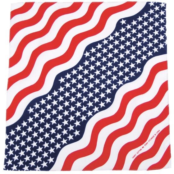 MFH bandana in cotone Stars and Stripes