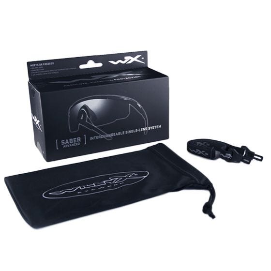 Wiley X occhiali Saber Advanced con lenti Pale Yellow e struttura in nero opaco