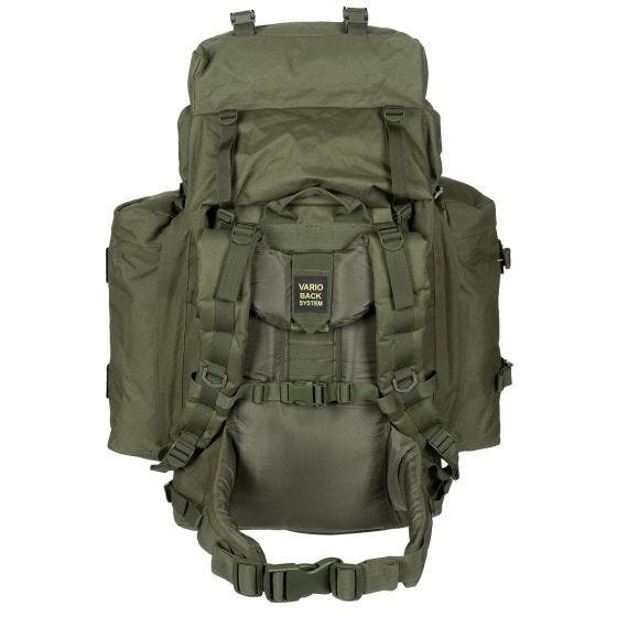 MHF zaino da montagna esercito tedesco 80L in verde oliva