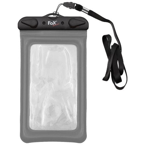 Fox Outdoor Custodia per Cellulare Small Waterproof - Nero