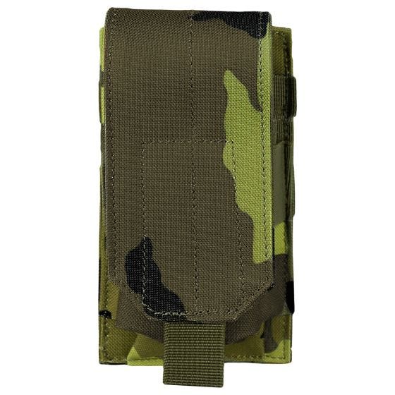 MFH custodia singola portacaricatore M4/M16 con attacco MOLLE in Czech Woodland