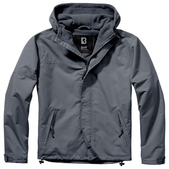 Brandit Giacca antivento con zip - Anthracite
