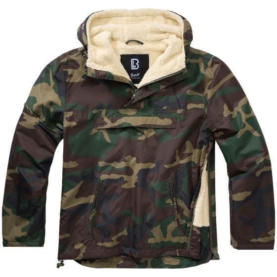 Brandit Giacca antivento Sherpa - Woodland